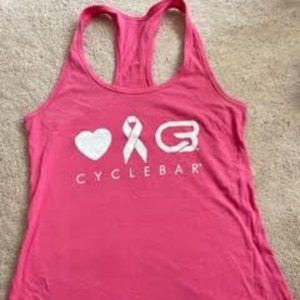 Cyclebar Pink Tank, Size Medium